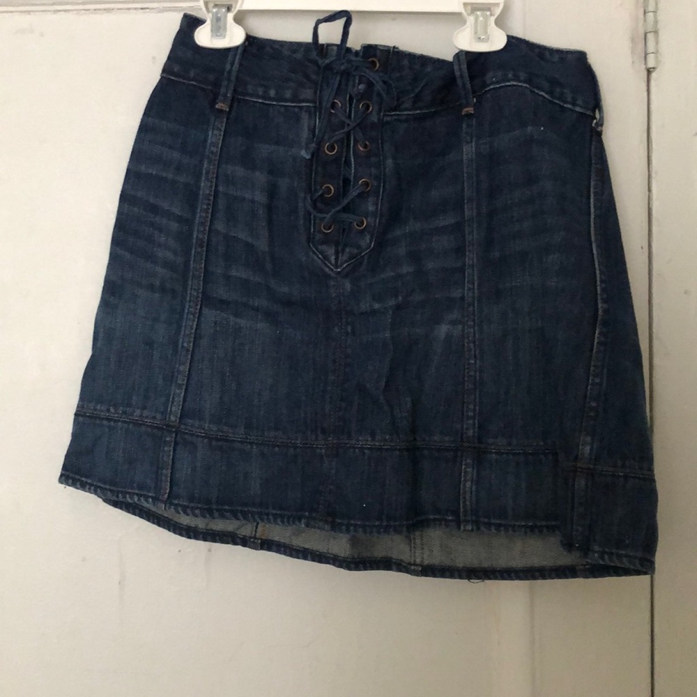 Mini jean skirt, Size 6